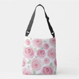 Cruzado Bolso de agua tinta rosa artístico
