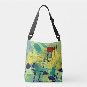 Cruzado Bolso de bandolera con diseño de campo y prado