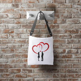 Cruzado Bolso de bandolera Dos en amor