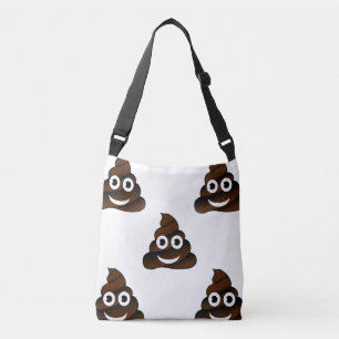 Cruzado bolso de bolso de bolso de bolso de emoji de caca 