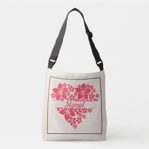 Cruzado Bolso de Corazón de Amor Floral
