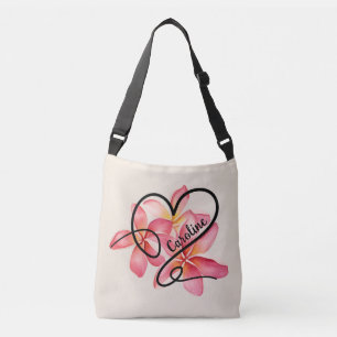 Cruzado Bolso de Corazón y Flores Doodle Love