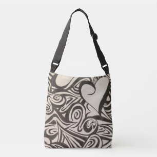 Cruzado Bolso de Crossbody del corazón