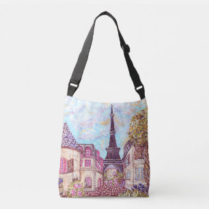 Cruzado Bolso de cruz inspirado en la Torre Eiffel de Parí