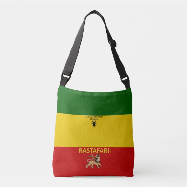 Cruzado Bolso de la moda de Rastafarian para él (Anverso)