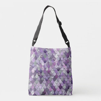Cruzado Bolso de la sirena, bolso de Crossbody, púrpura