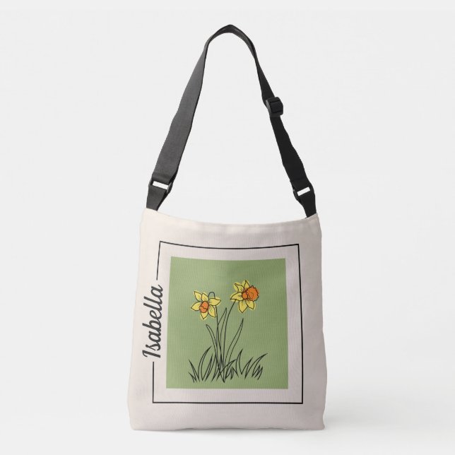 Cruzado Bolso de mano Daffodil Art (Anverso)