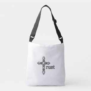 Cruzado Bolso de mano de fe cristiana Cruz de confianza