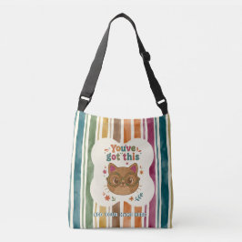 Cruzado Bolso de mano personalizado para gato | Libros esc