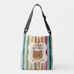 Cruzado Bolso de mano personalizado para gato Libros esc