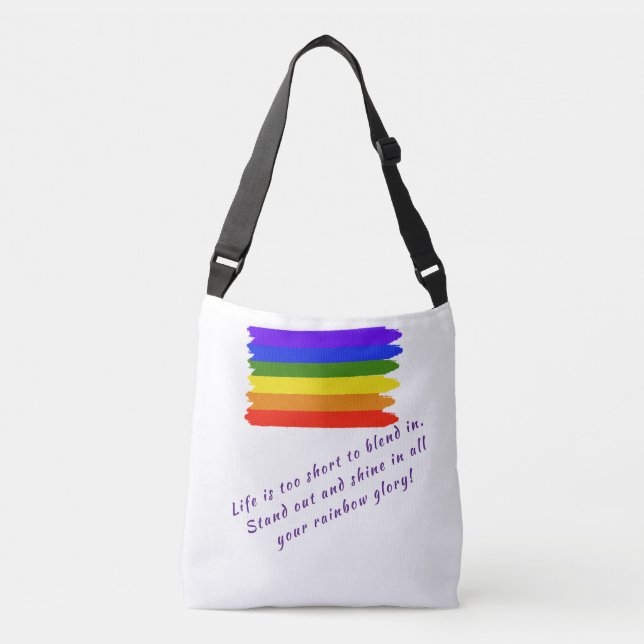 Cruzado Bolso de mano Pride con cita (Anverso)
