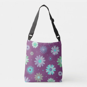 Cruzado Bolso de Patrón Floral Abstracto