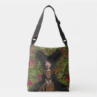 Cruzado Bolso del arte del tote - Frida inspiró 5