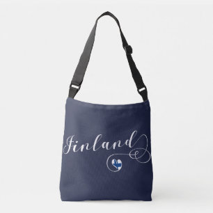 Cruzado Bolso del corazón de Finlandia, Finn finlandés