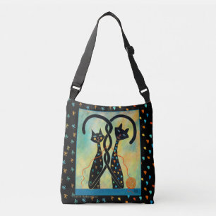 Cruzado Bolso del gato negro