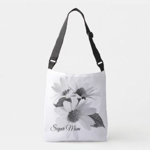 Cruzado Bolso Floral Moderno Daisy Elegante Neutro