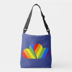 Cruzado Bolso mini tote pareja arcoíris