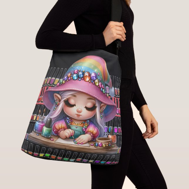 Cruzado Bolso para manicura Beyond Precious - VER DETRÁS (Detalle)