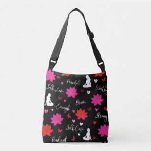 Cruzado Bolso tipo tote crossbody Diseño de amor propio