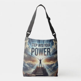 Cruzado Bolso Tote Ajustable 'Step Into Your Power'