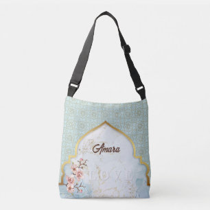 Cruzado Bolso tote bandolera arabesco personalizado rosa