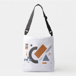 Cruzado Bolso tote Bolso bandolera Diseño geométrico