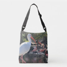 Bolso Tote de Ibis y Flamencos de los Humedales de