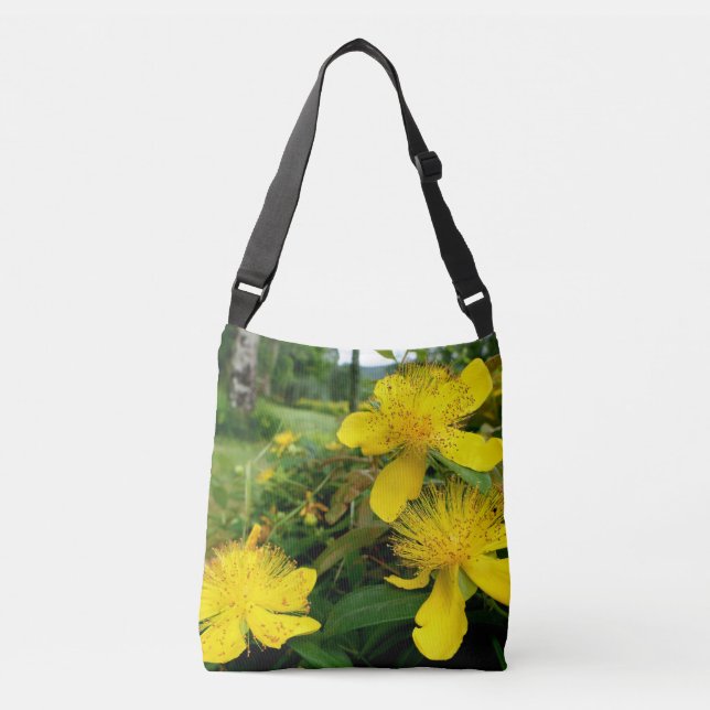 Cruzado Bolso Tote Hypericum calycinum (Anverso)