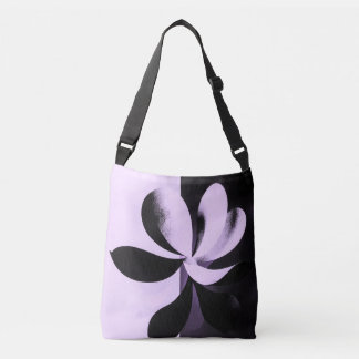 Cruzado Bolso Totel Floral Abstracto Mínimo