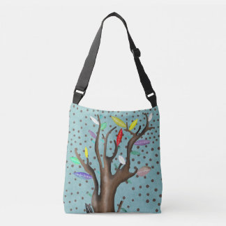 Cruzado Bolso transversal de arte Tree Rupydetequila portá