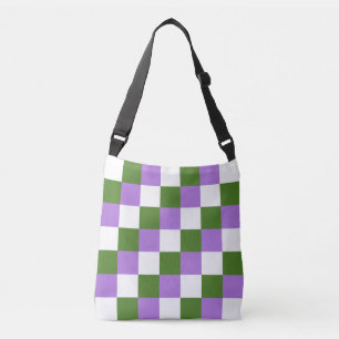 Cruzado Bolso transversal de cuadros de colores genderquee