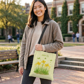 Cruzado Bolso transversal de flores silvestres y mariposas