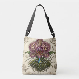 Cruzado Bolso transversal floral de orquídea artística per