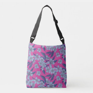Cruzado Bolso transversal floral rosa atrevido
