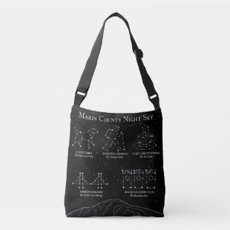 Cruzado Bolso transversal mediano Marin County Night Sky n