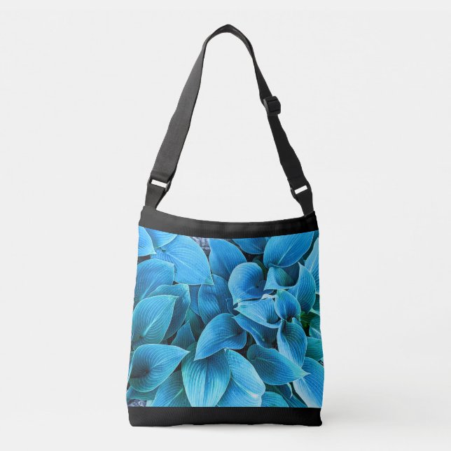 Cruzado bolso transversal/totebag de planta hosta (Anverso)