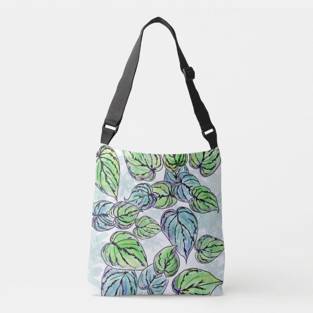 Cruzado Bolso verde tipo bandolera (Anverso)