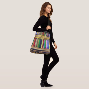 Cruzado Divertido bolso para amantes de los libros