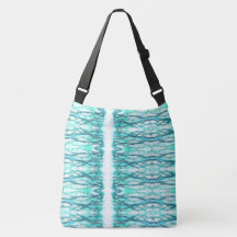 "Entrelazado en la línea" bolso de la playa