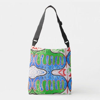 Cruzado "Geometría Orgánica" Bolso para Hombro