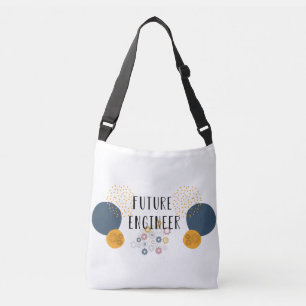 Cruzado "ingeniero futuro" sobre el bolso