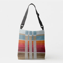 Cruzado "LA PLAYA" - BOLSO AJUSTABLE - Tejido Mexicano