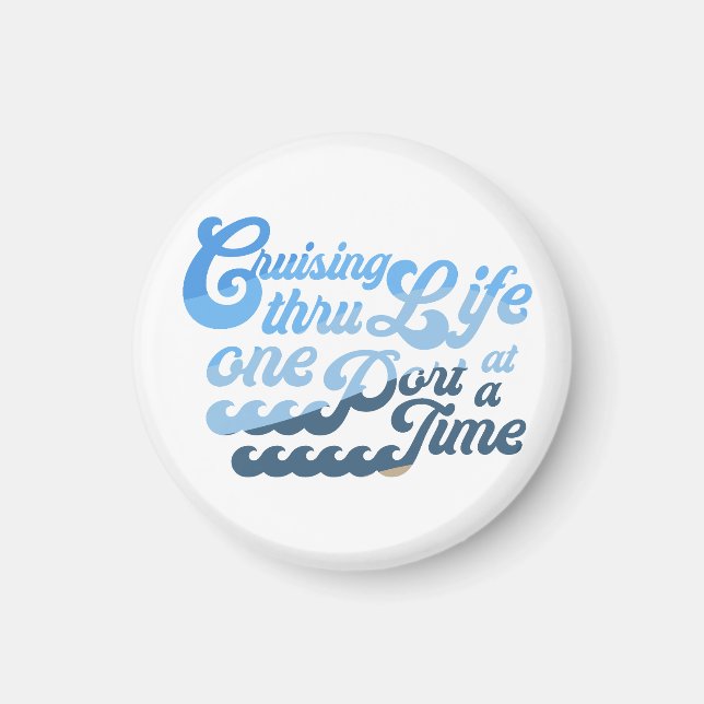 Cruzando a través de la vida un puerto a un imán (Frente)