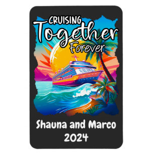 Cruzando juntos para siempre el imán de la pareja 