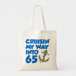 Cruzando mi camino hacia la bolsa de 65 totes