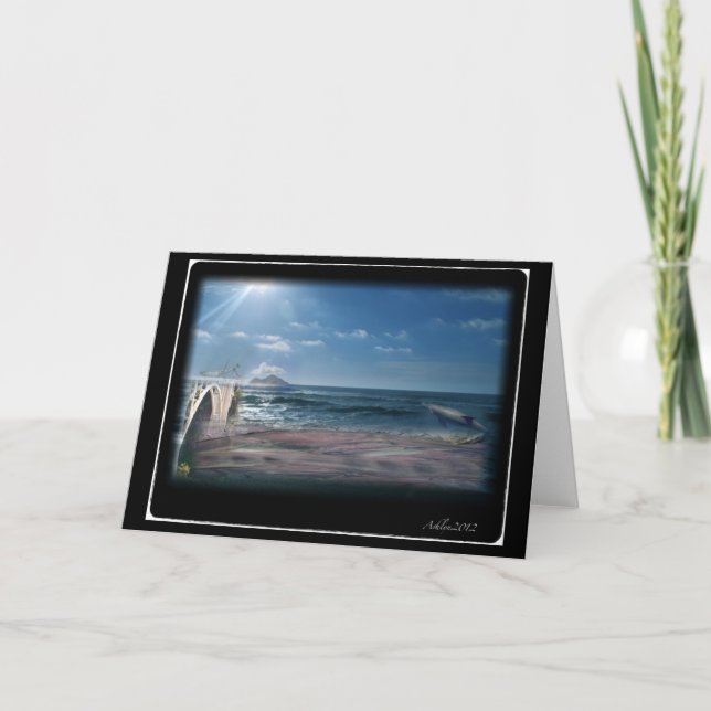 Cruzar, una tarjeta en blanco (Anverso)