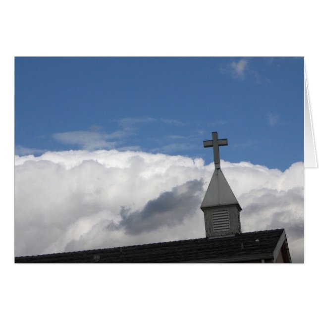 cruzar y nubes (Anverso (Horizontal))