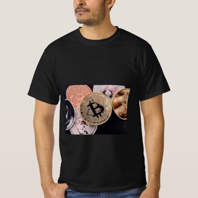 Crypto King: camiseta de Bitcoin y Blockchain (Anverso)