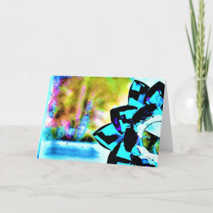 Crystal / Abstract Art, tarjeta