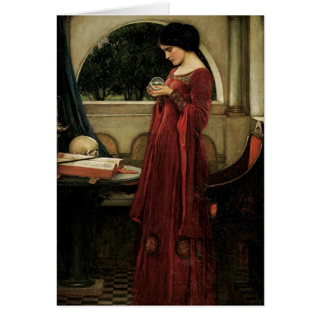 Crystal Ball por John William Waterhouse (Frente)
